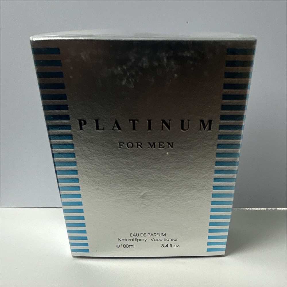 FC Fragrance Couture Platinum for Men Eau de Parfum Spray 3.4 fl oz Long Lasting