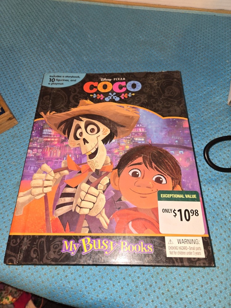 My Busy Books COCO Disney Pixar Not Complete Figurines Book Playmat 2021