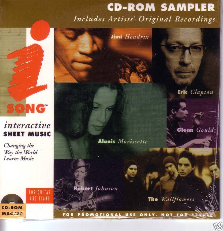 PROMO CD ROM ERIC CLAPTON wallflowers Alanis morisette