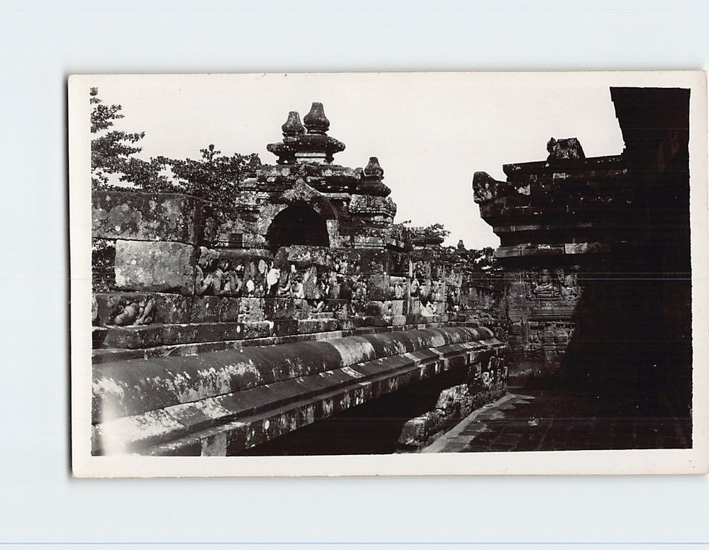 Postcard Borobudur Temple Indonesia