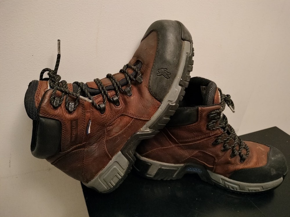 MICHELIN XHY662 Hydroedge Steel Toe Waterproof Puncture Resistant Safety Boot Size 11.5