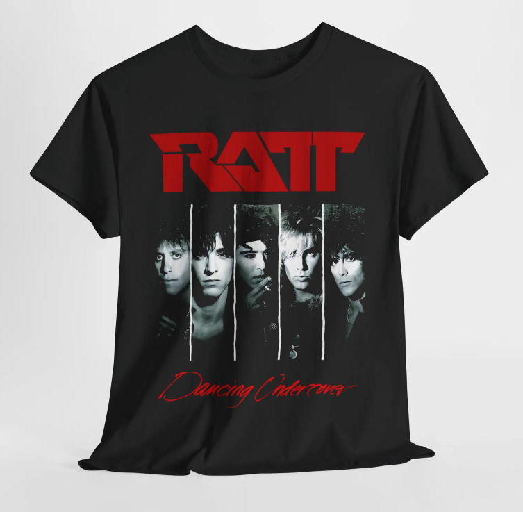 Ratt Band Album Cover T-Shirt, Vintage Rock Graphic Tee