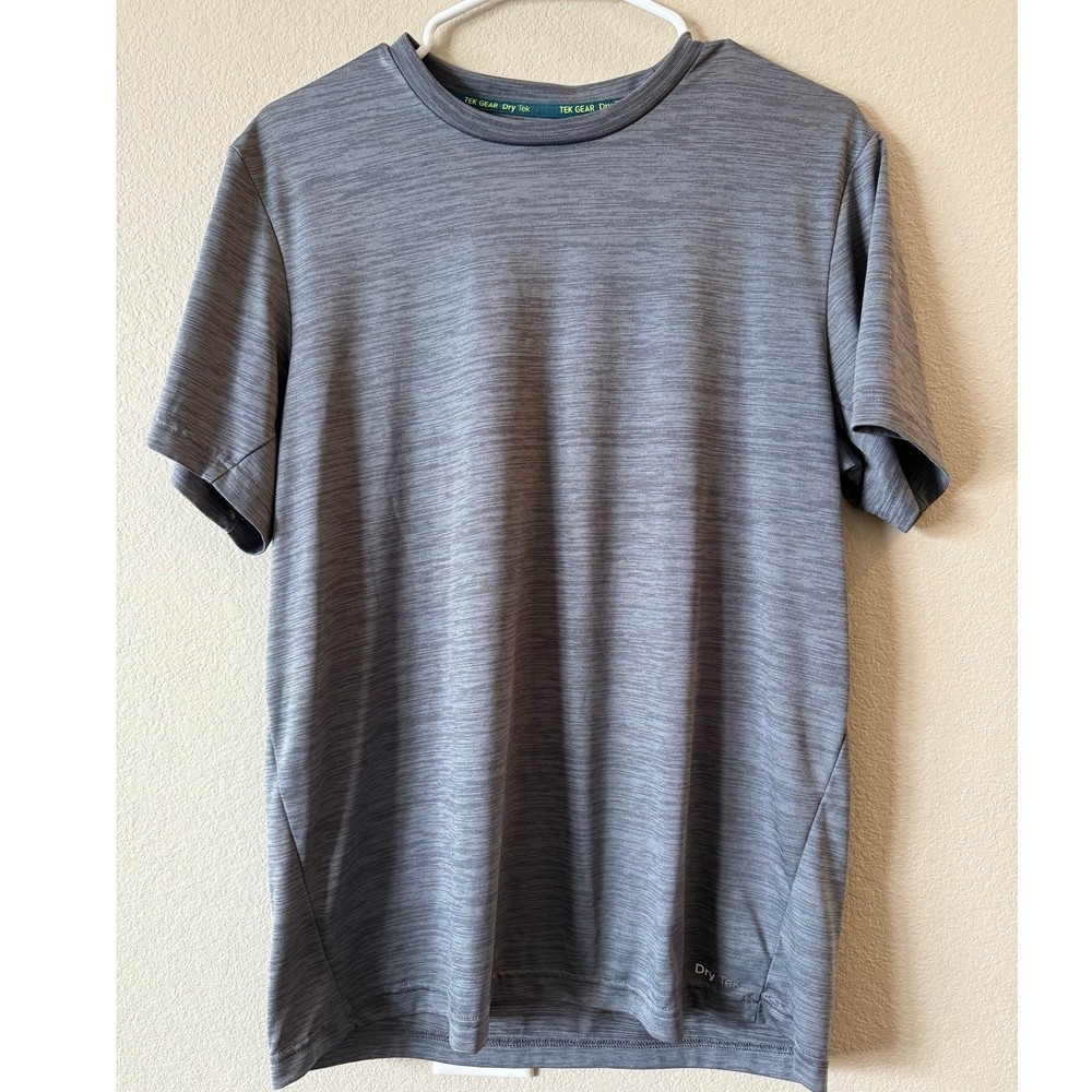 NWOT Men's Tek Gear Gray Dry Tek T Shirt SZ M