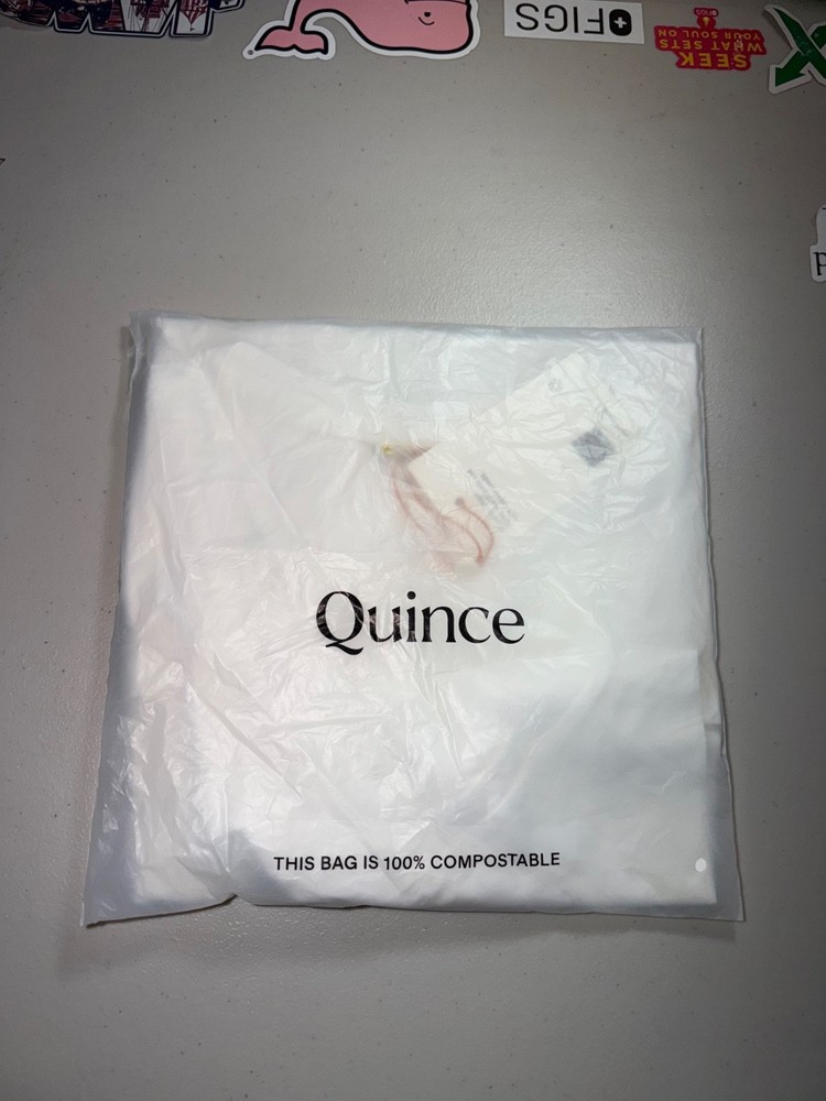 New Quince Top Womens M  Cotton Modal V Neck Tee White color Most Comfortable Te