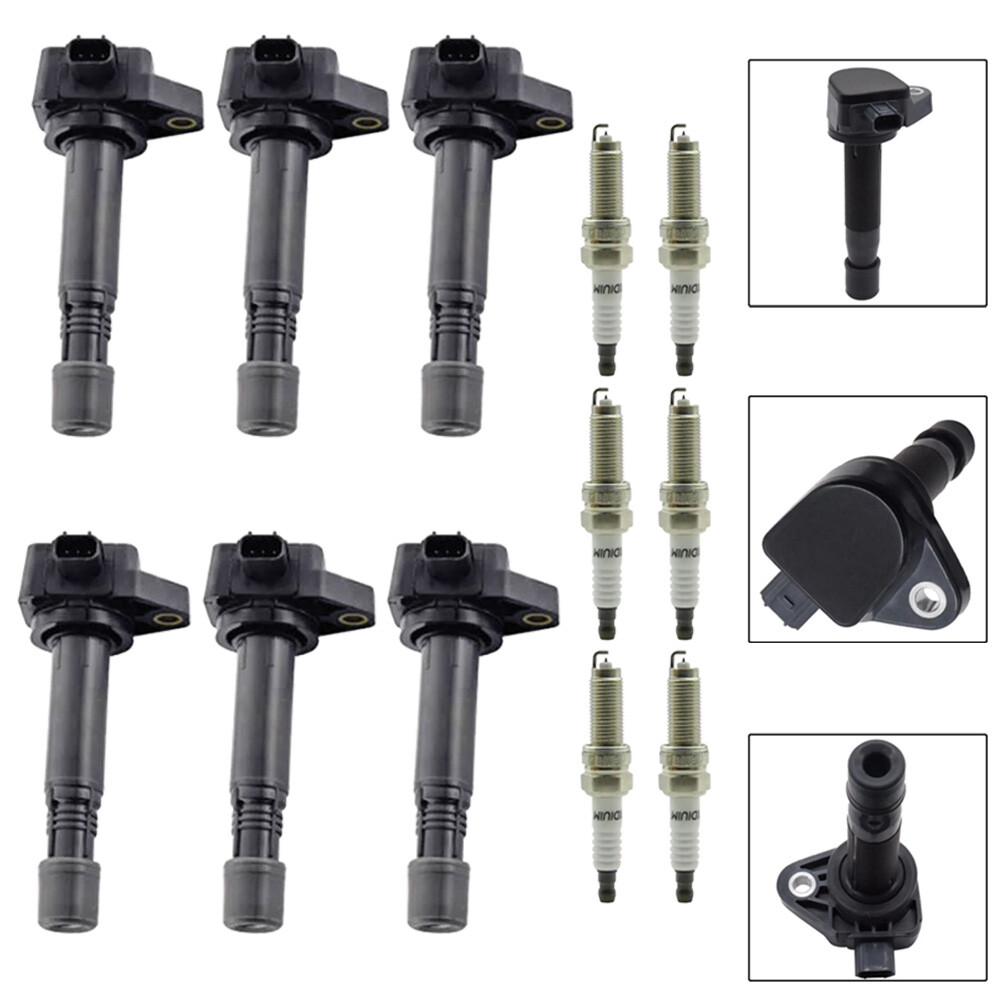 6 New Ignition Coils & Spark Plugs UF603 for Acura Honda Models