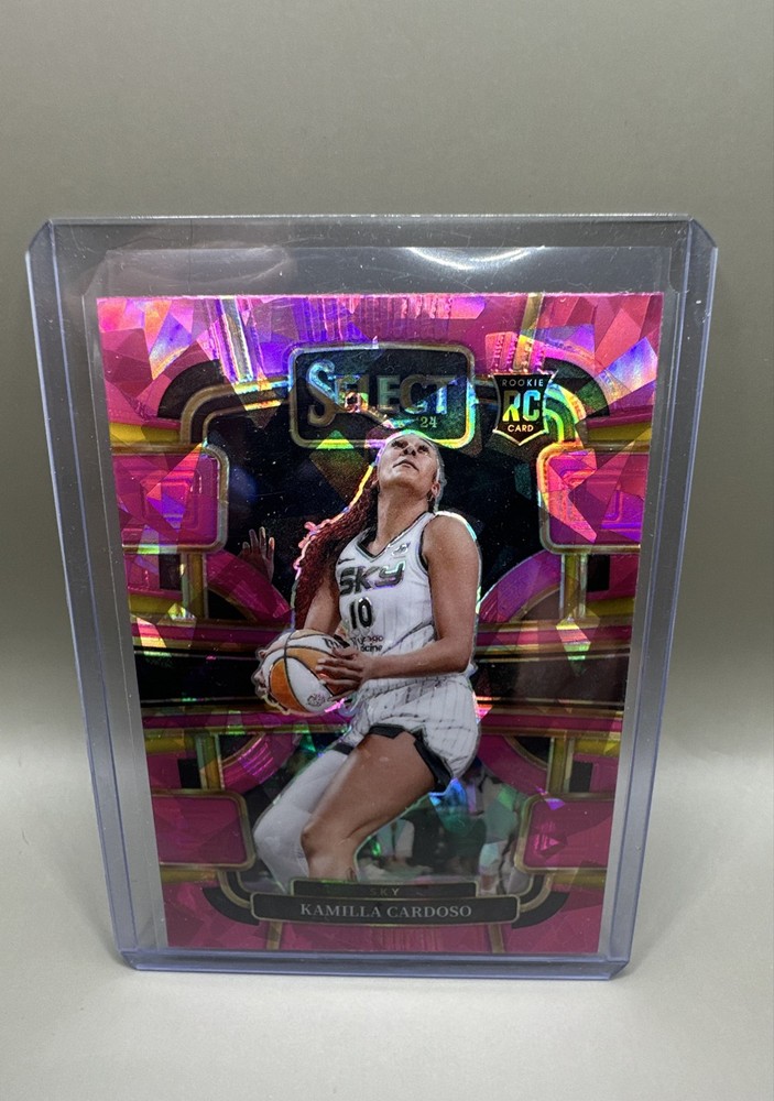 2024 Panini Select WNBA - Concourse Kamilla Cardoso #33 Pink Ice Prizm (RC)