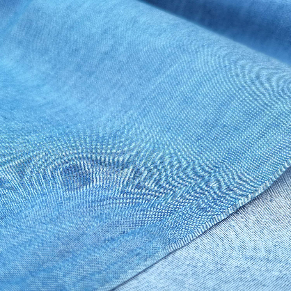 5OZ Cotton Denim Fabric for Sewing 55 Inches Width (Light Blue 1Yard)