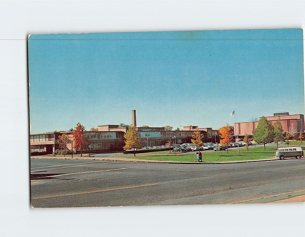 Postcard Manchester High School Manchester Connecticut USA