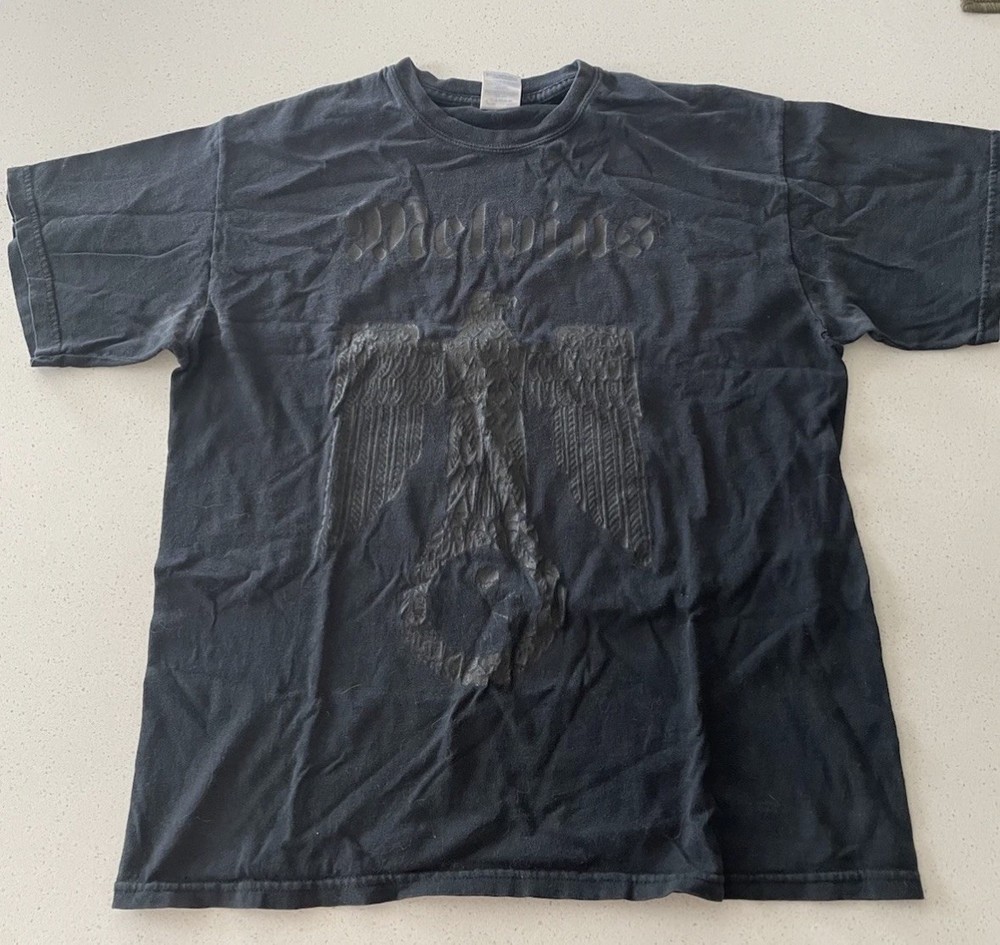 Melvins Band T-Shirt Men's Black L Short Sleeve vintage hard to find