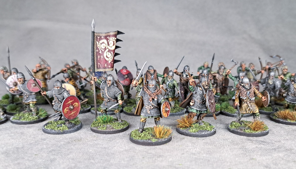 Victrix Early Saxon Warband – Professionally Painted – Made to Order – 28mm