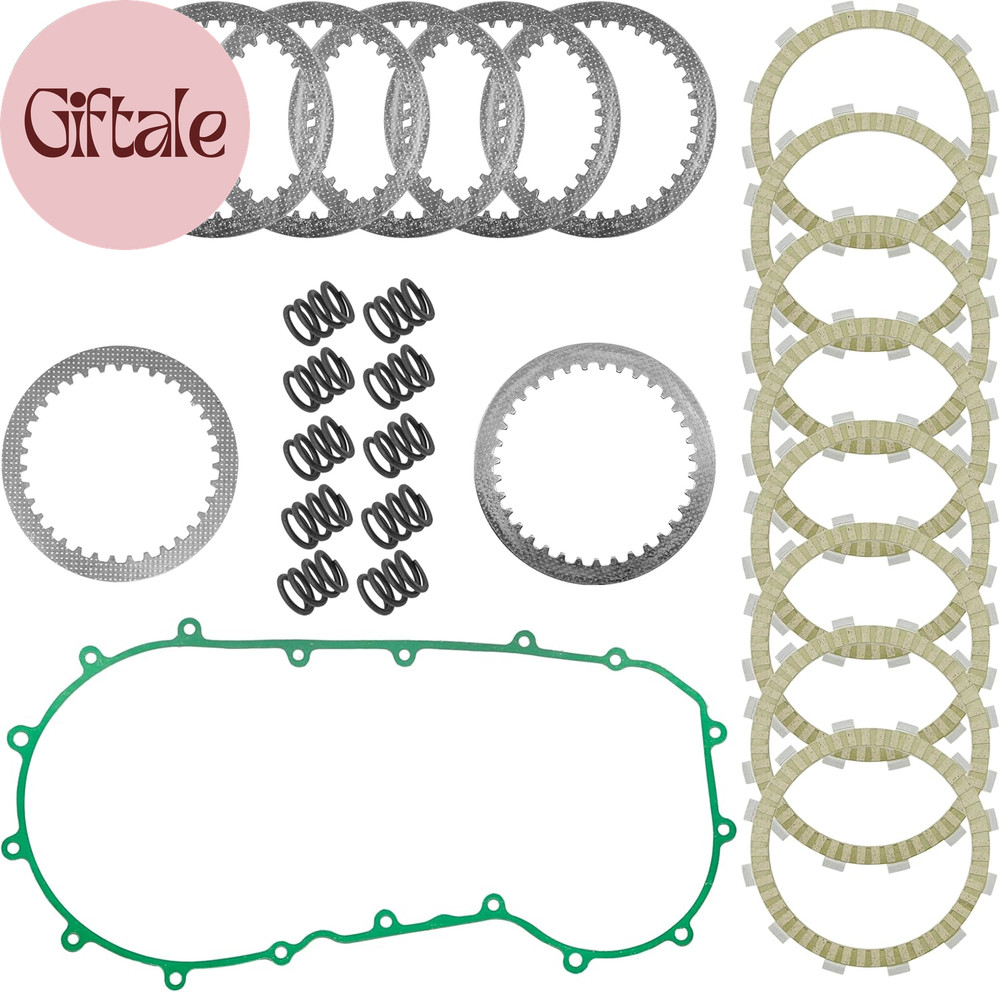 Clutch Friction Plates Kit Compatible with Kawasaki Vulcan 1500 / Vulcan 88 VN15