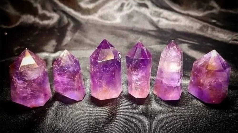 Amethyst Towers Healing Crystal Cluster for Meditation & Decor