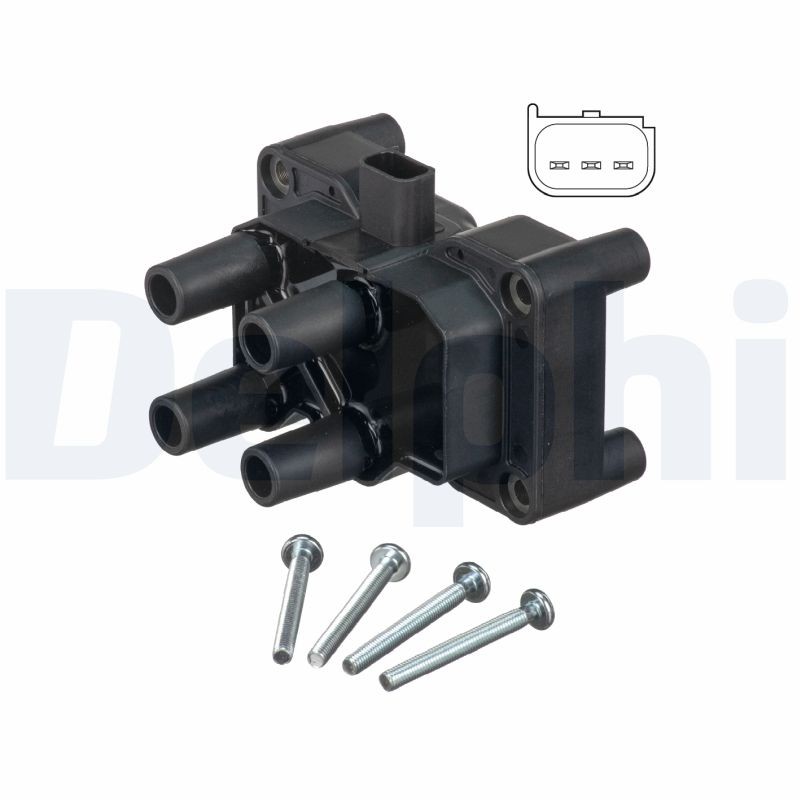 GN10205-12B1 DELPHI Ignition Coil for FORD,MAZDA,VOLVO