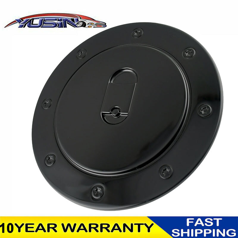 ABS Black Fuel Tank Gas Door Cover for Silverado Sierra 1500 HD Tahoe Yukon-image