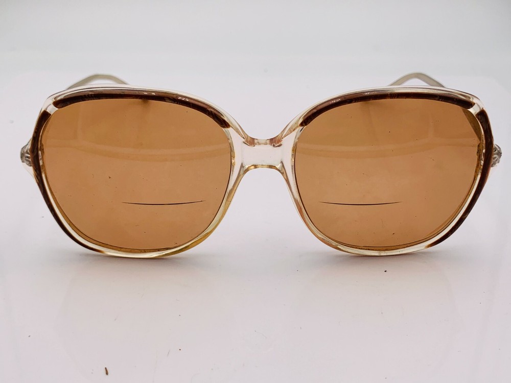 Vintage 2016 CEC Brown Translucent Oval Sunglass Frames Made in Italy