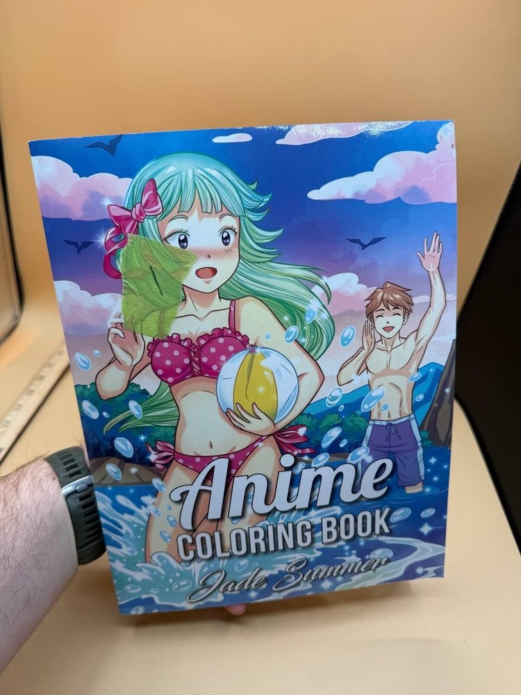 Jade Summer Anime Coloring Book Paperback Activity Coloring Kawaii Japenese NEW