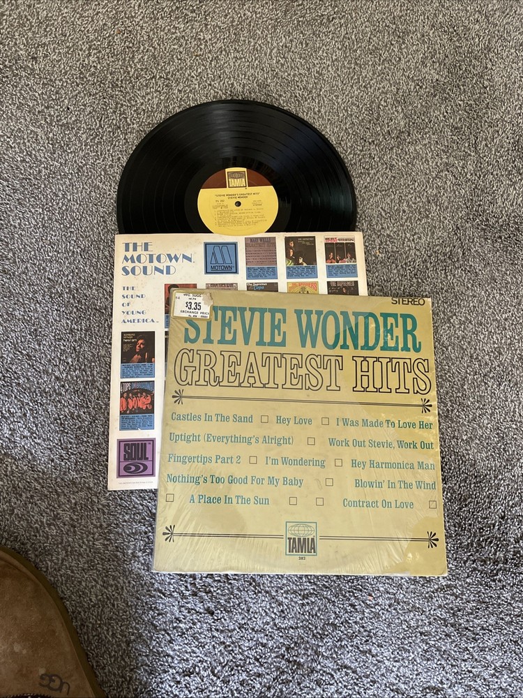 Stevie Wonder, Stevie Wonder's Greatest Hits (Tamla S-282) VG+ LP 1968 in Shrink