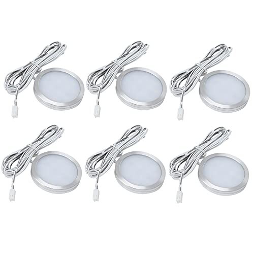 CICMOD 6pcs Interior Led Spot Light 12V 3W Recessed Ceiling Down Light for RV