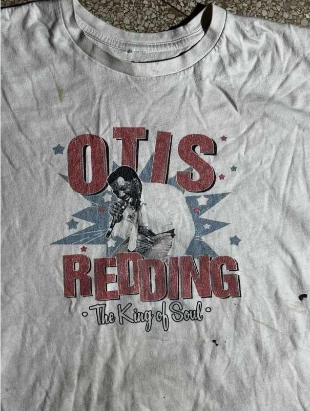 Retro Otis Redding Concert Men S-235XL WHite SHirt