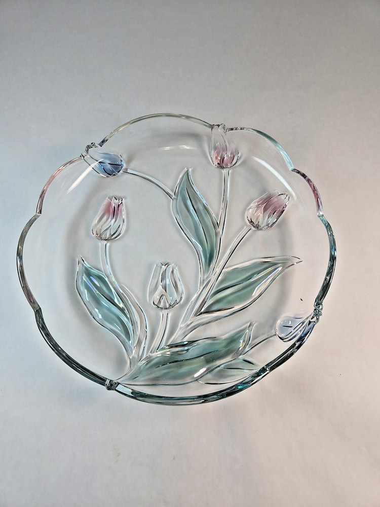 Mikasa Walther Crystal Tivoli Tulips 12 1/4