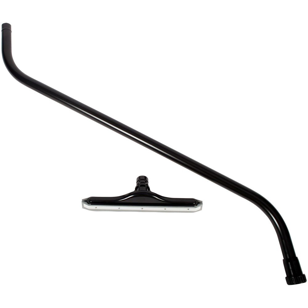 Wet/Dry Squeegee Vacuum Attachment with Lightweight Steel 1-Piece S-Wand