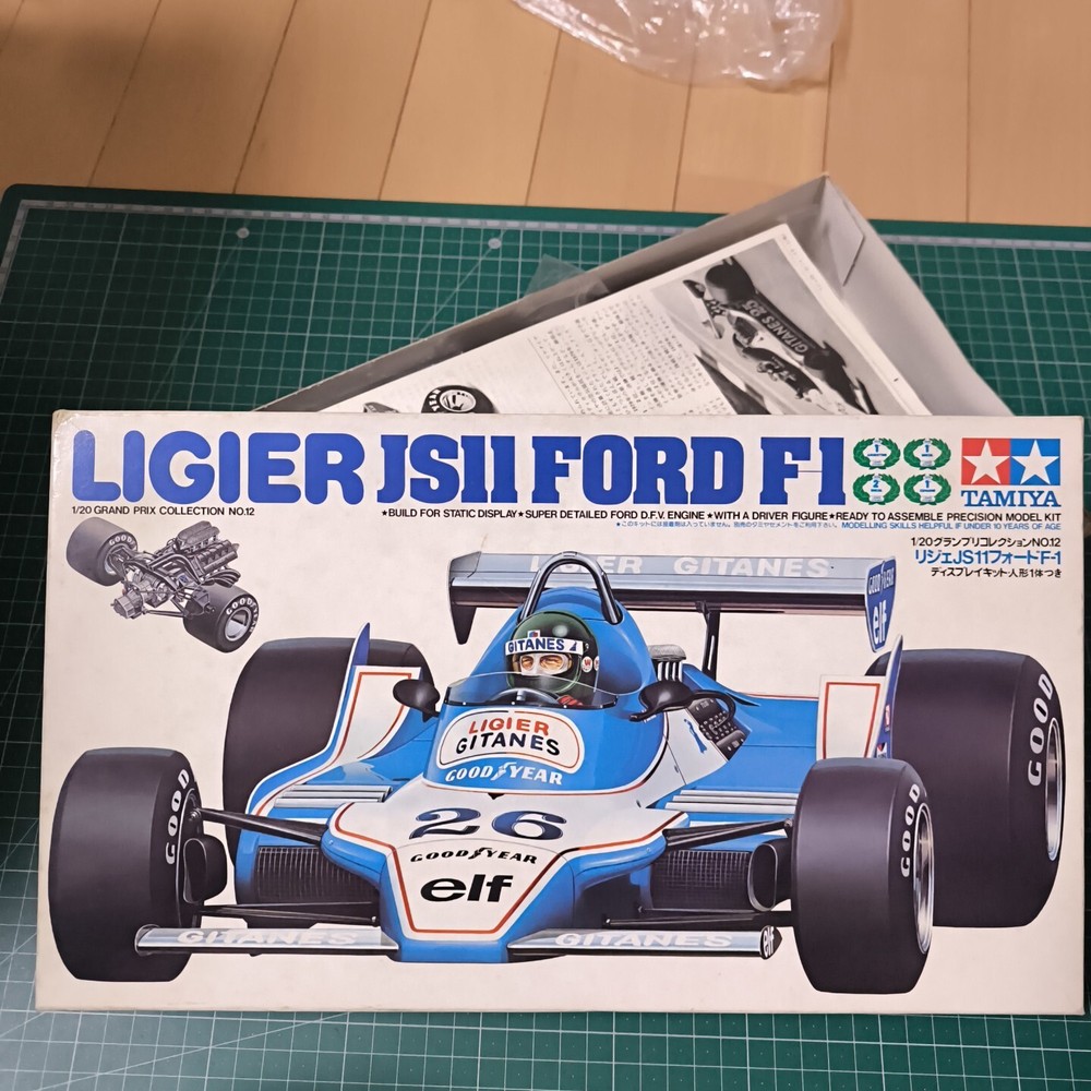 Tamiya 1/20 Ligier JS11 Ford F-1 Grand Prix Collection No.12 No Decals