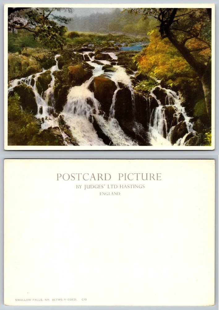 Swallow Falls Betws-y-Coed Wales Vintage Postcard Judges' Ltd.