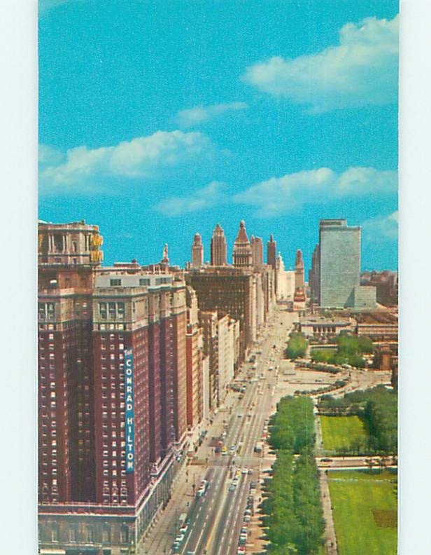 Unused 1950's CONRAD HILTON HOTEL Chicago Illinois IL q8422