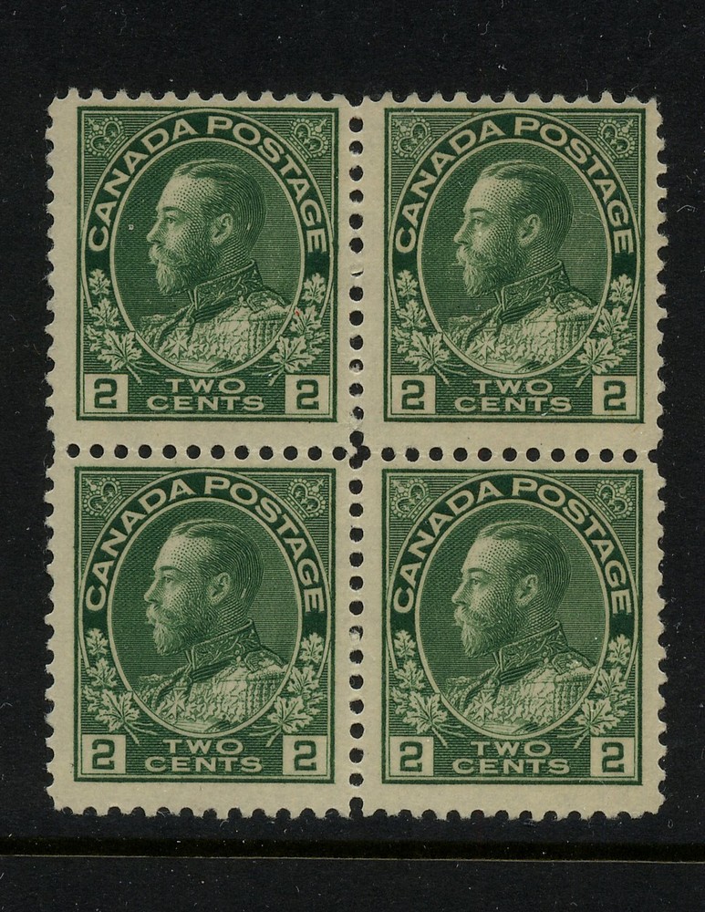 Canada  107     Mint   block   catalog $110.00  RL1207-102