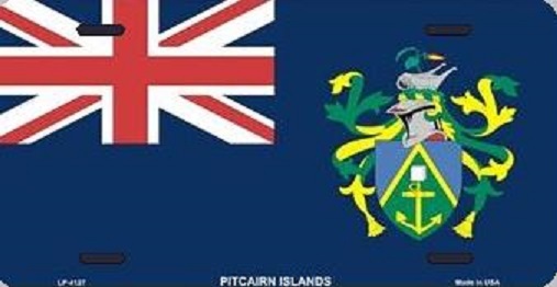 Aluminum National Flag Pitcairn Islands 