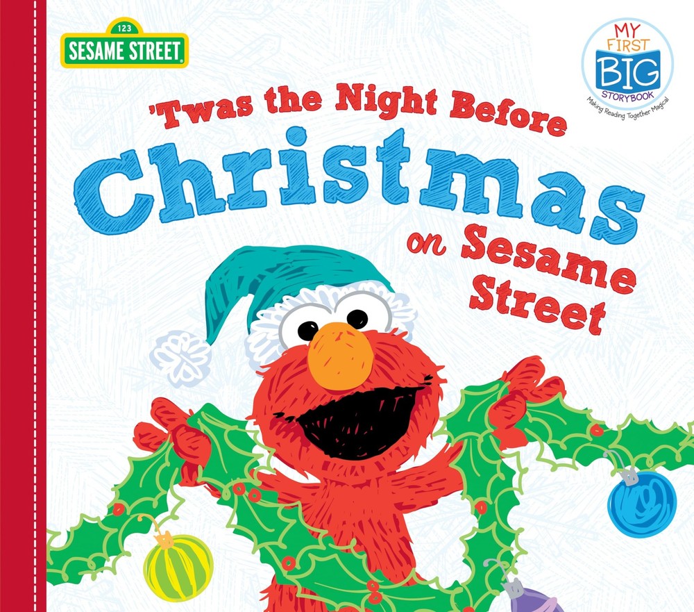 Twas the Night Before Christmas on Sesame Street: A Sweet Holiday Board Book...