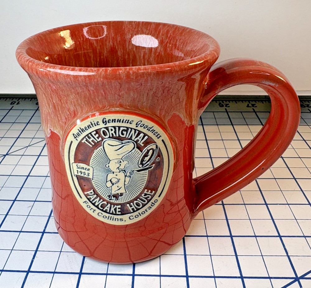 Deneen Pottery Mug The Original Pancake House Ceramic Colorado Coffee Cup Mug