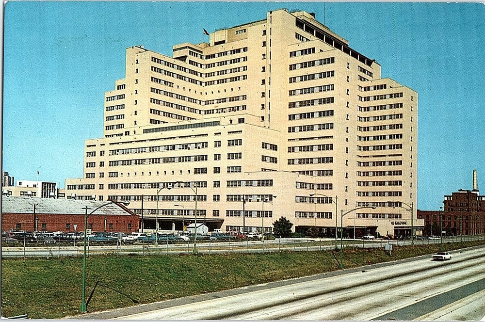 Postcard HOSPITAL SCENE Atlanta Georgia GA m/09 AI0416
