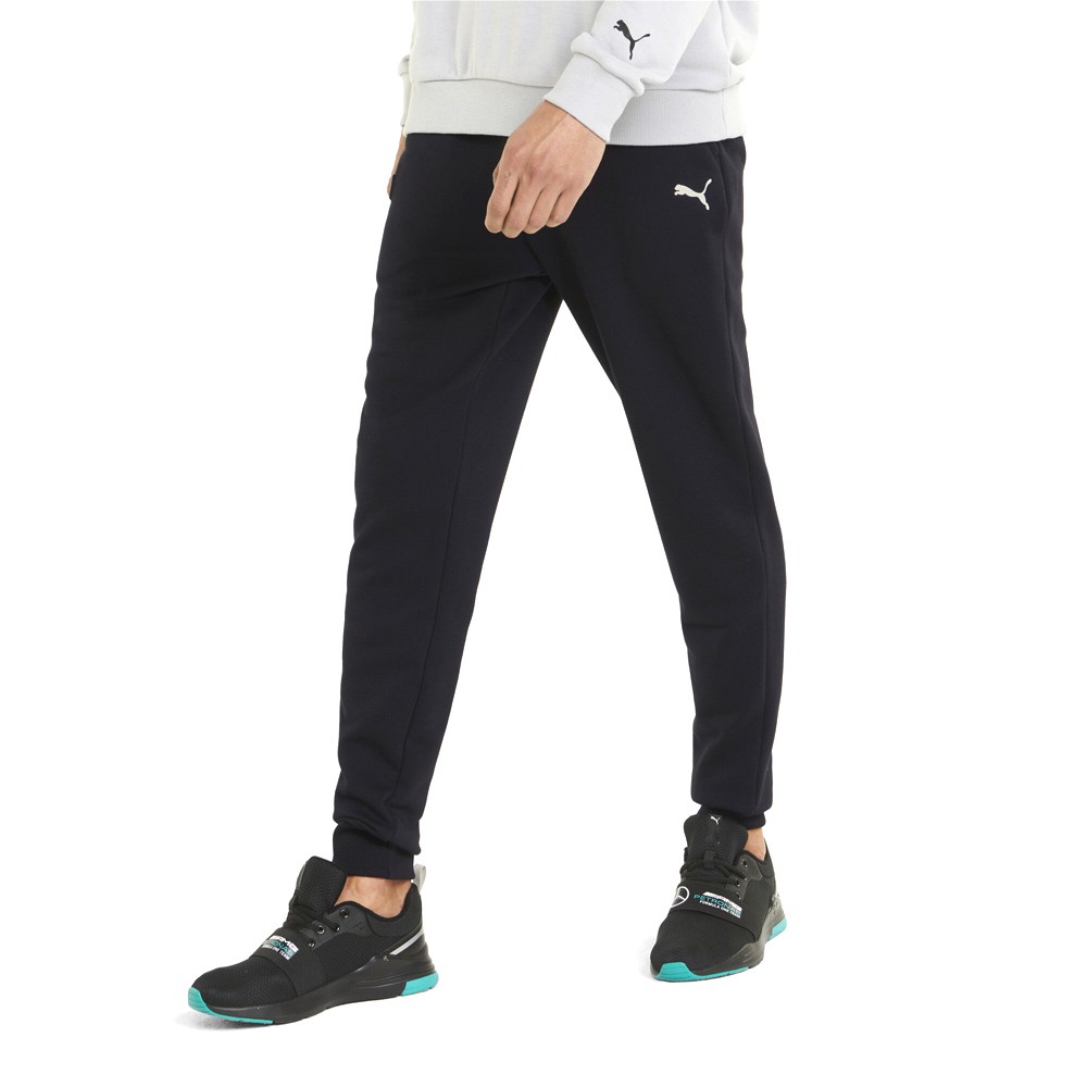PUMA Men's Mapf1 Essentials Black Sweatpants Athletic Casual Comfort