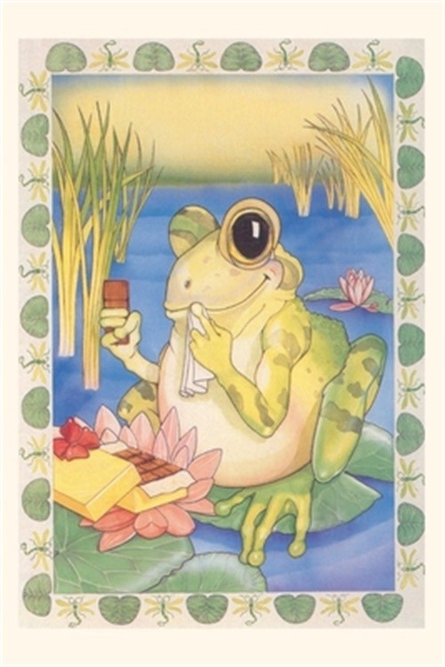 Vintage Journal Frog with Chocolates (Paperback or Softback)