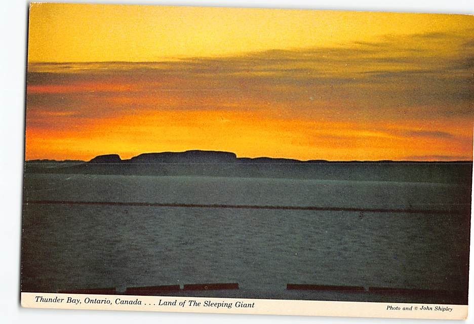 Postcard Thunder Bay Ontario Canada