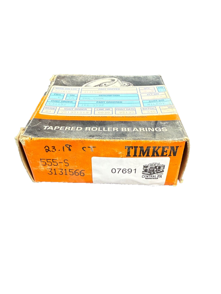 Timken 555-S Tapered Roller Bearing High-Performance Durable Replacement