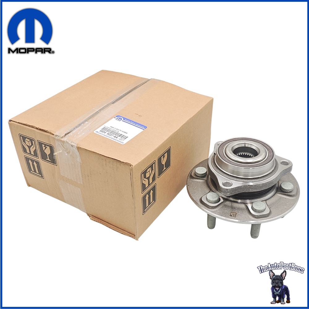 Brake Hub And Bearing, Right OEM Mopar 68549227AA