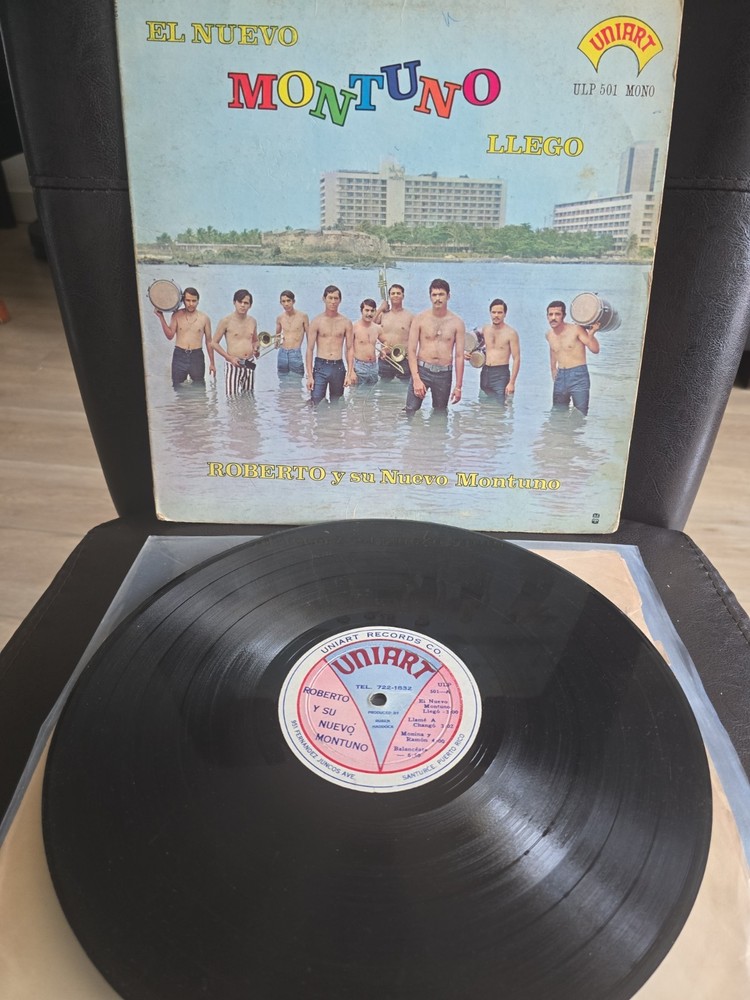 Roberto Su Nuevo Montuno El Nuevo Montuno Llego Uniart Orig Guaguanco Lp See Pic