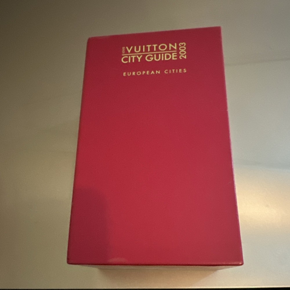 Louis Vuitton City Guide 2003 European Cities Travel Guide Paperback English