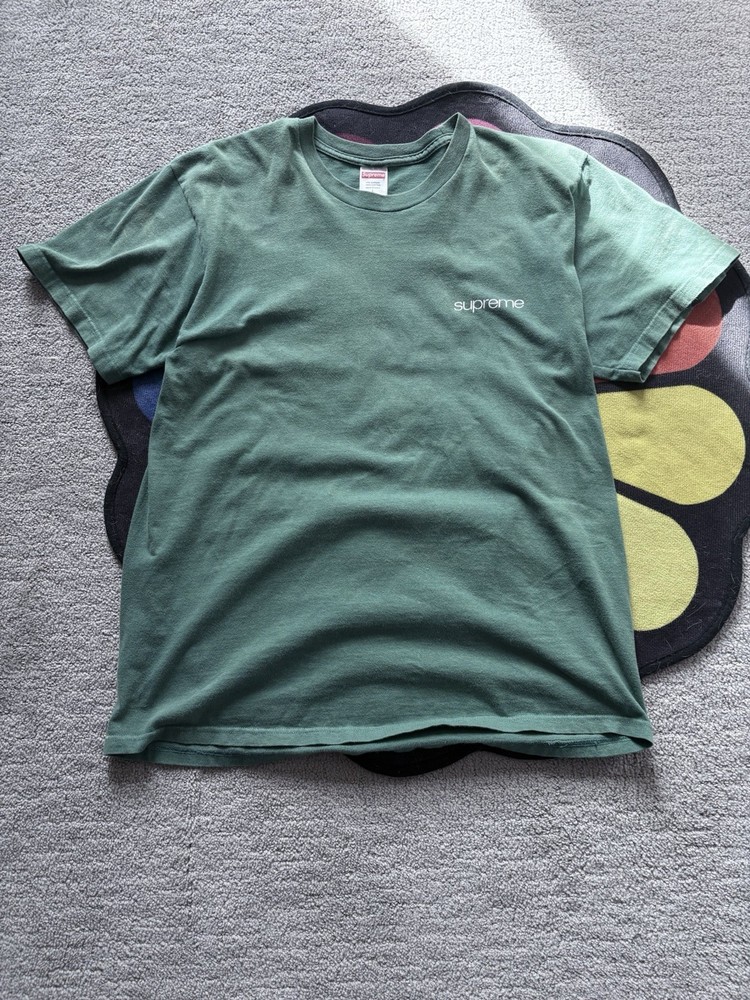 Supreme New York City Tee Green Size l