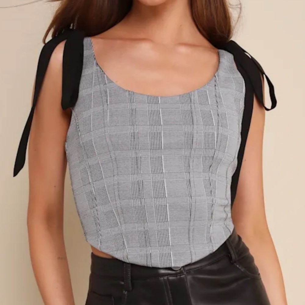 Lulus Tie Strap Crop Top