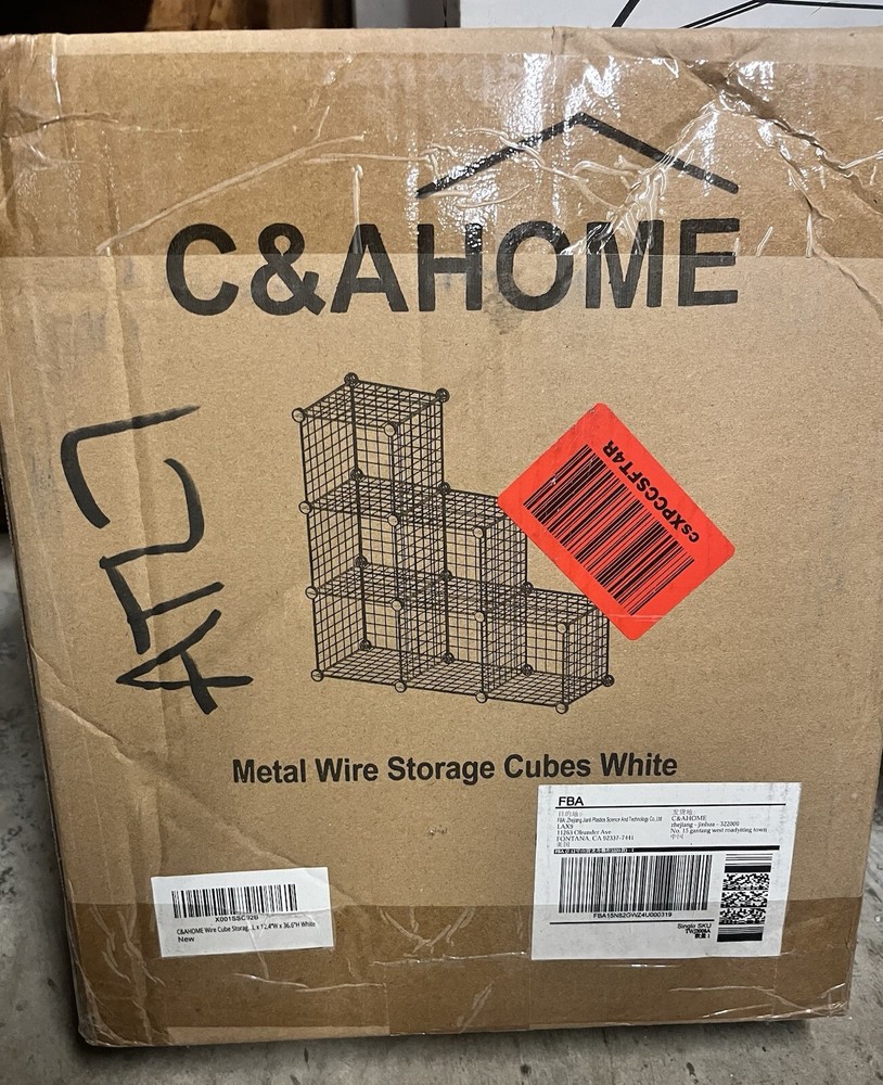 C&A Home Metal Wire Storage Cubes