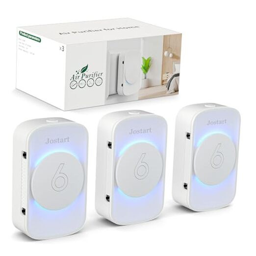 Air Ionizers for Home (),Negative Ion Air Filter,Quiet Plug in air 3 Pack