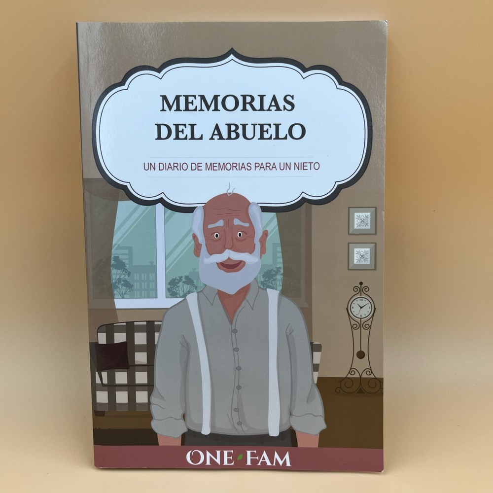 Memorias del Abuelo Diario de Recuerdos Spanish Family Book-image