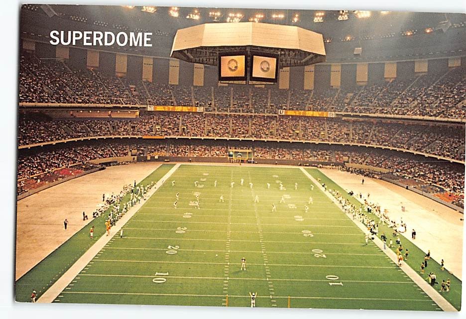 Postcard Superdome New Orleans Louisiana USA