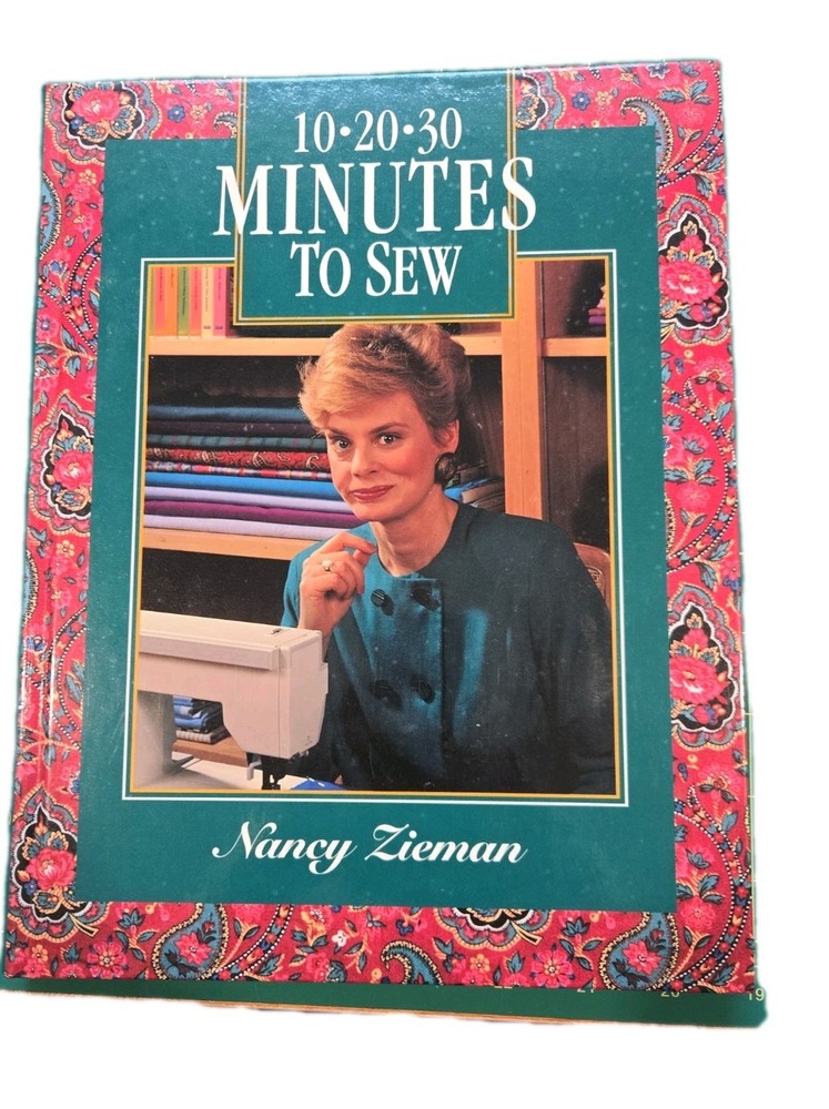 Ten-Twenty-Thirty Minutes to Sew by Nancy L. Zieman (1992, Hardcover)
