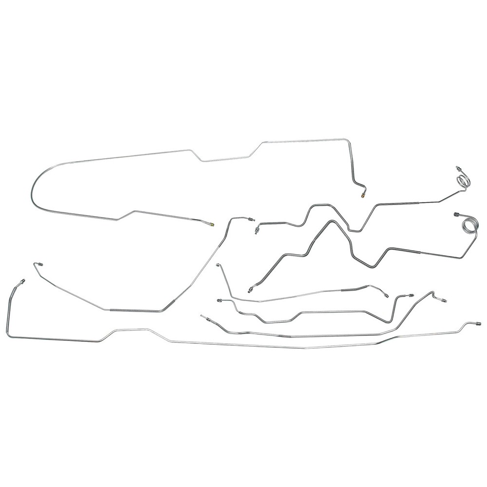 1981-89 Chevrolet Blazer GMC Jimmy 4wd Power Disc Brake Line Set Stainless Steel