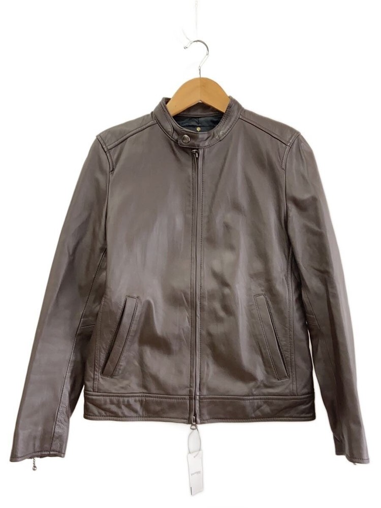 Nano Universe Leather Jacket Blouson/S/Sheep Leather/Brw/Ba53Lo0270Sh// 3499