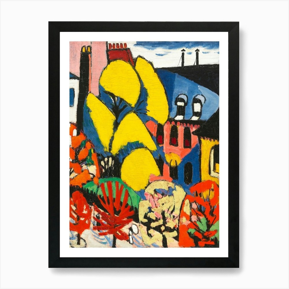 'Gardens And Trees' Art Print Framed Wall Art Poster Canvas Print Picture